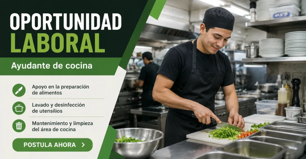 Ayudante de cocina 🍳✨