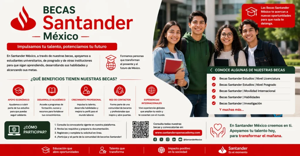 Becas Santander México 🎓💳