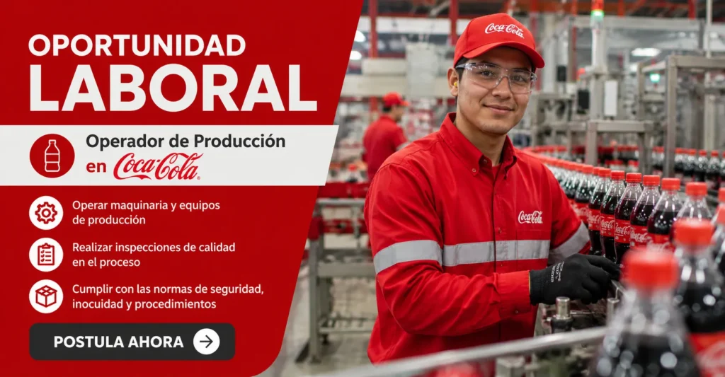 Operador de Producción en Coca-Cola 🥤🏭
